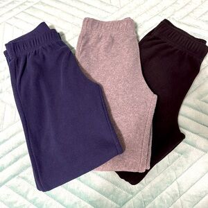 NWOT Bundle of three Children's Place Fleece Pants Size L10-12
